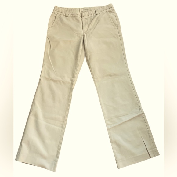 Banana Republic Stretch Women’s Trouser Wide-Leg Pants Size 10 Cream - Picture 1 of 8